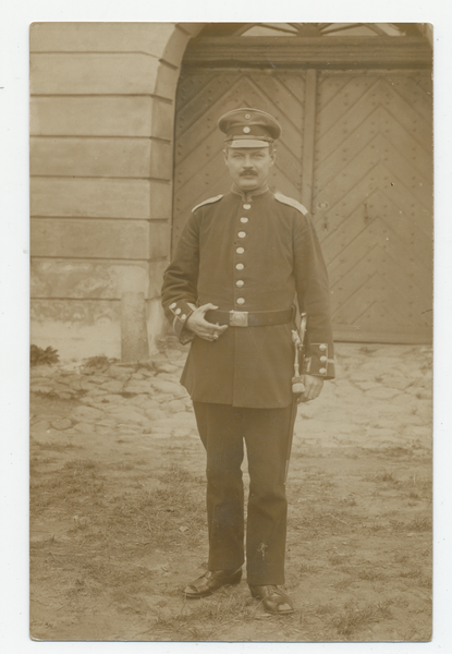 Pillau, Seestadt,  Soldat Walter Graber aus Berlin-Wilmersdorf