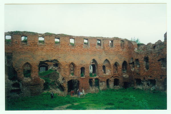 Ragnit, Ruine der Ordensburg, Blick in den Innenhof