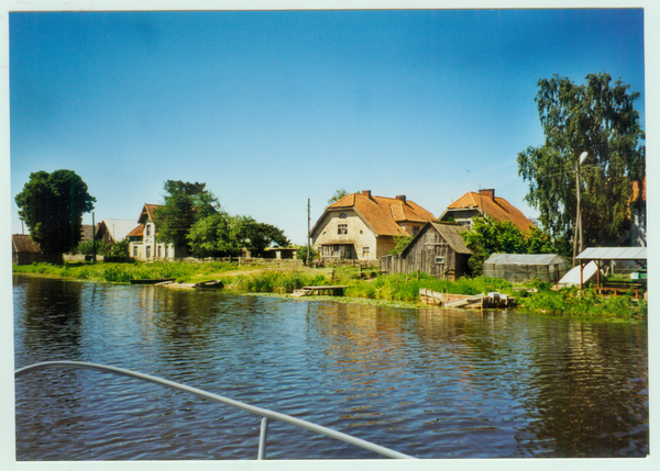 Gilge, Häuser am nördlichen Gilgeufer