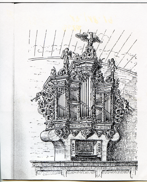 Pörschken Kr. Heiligenbeil (Новомосковское), Orgel von Josua Mosengel 1705