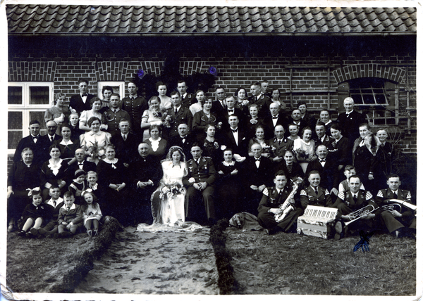 Rippen, Hochzeit August Schulz, Groß Klingbeck und Anna, geb. Witt