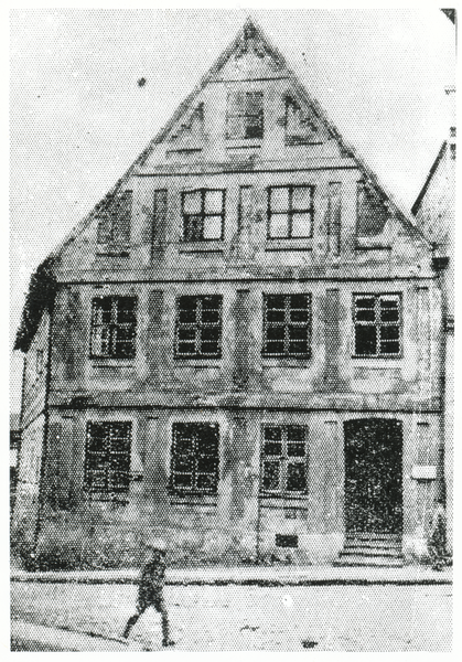 Insterburg, Pregelstr. 17, Sterbehaus "Ännchen von Tharau" 1689