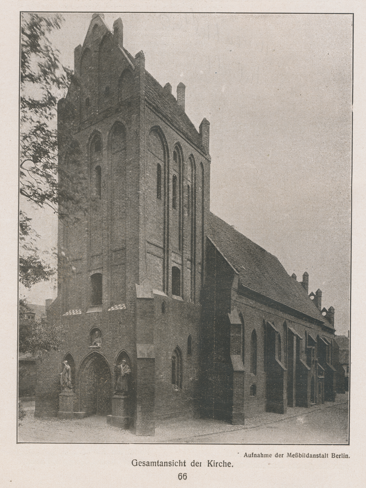 Fischhausen, Stadt, Kirche, Gesamtansicht