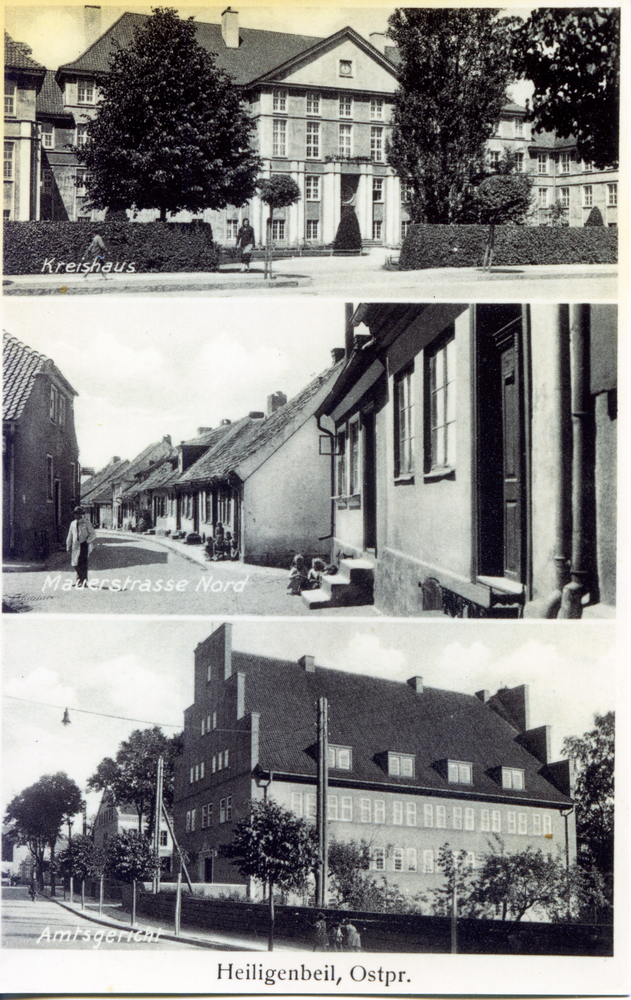 Heiligenbeil, Kreishaus, Mauerstraße Nord, Amtsgericht