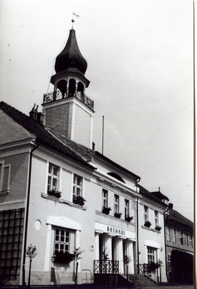 Heiligenbeil, Rathaus, Blick zum Eingangsportal