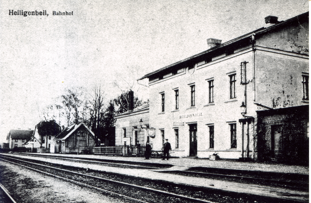 Heiligenbeil, Bahnhof, Bahnsteigseite