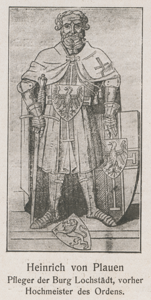 Lochstädt, Heinrich von Plauen, 1429 als Pfleger der Burg Lochstädt