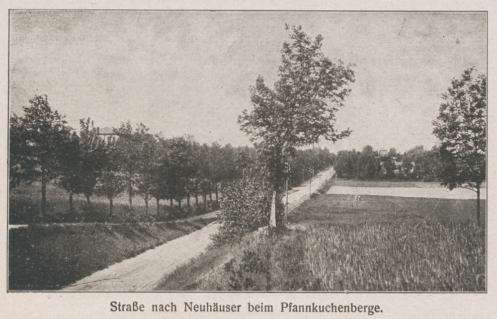 Neuhäuser, Straße nach Neuhäuser beim Pfannkuchenberg