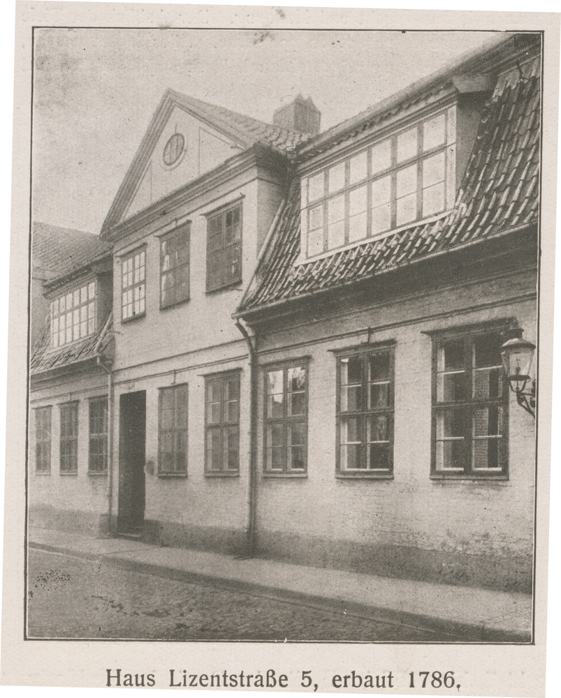 Pillau, Stadt, Haus, Lizentstraße 5, erbaut 1786
