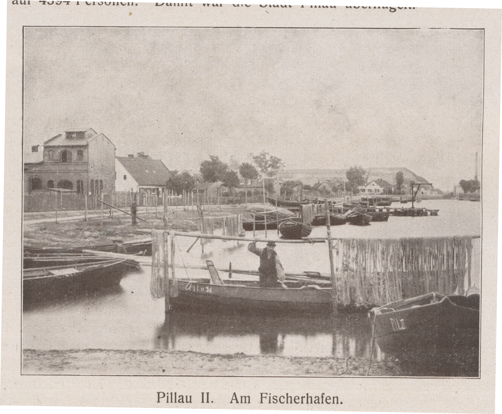 Alt Pillau und Pillau , Am Fischerhafen