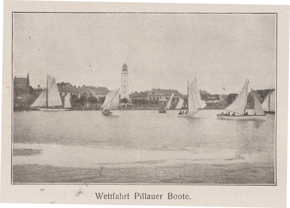 Pillau, Stadt, Wettfahrt Pillauer Boote