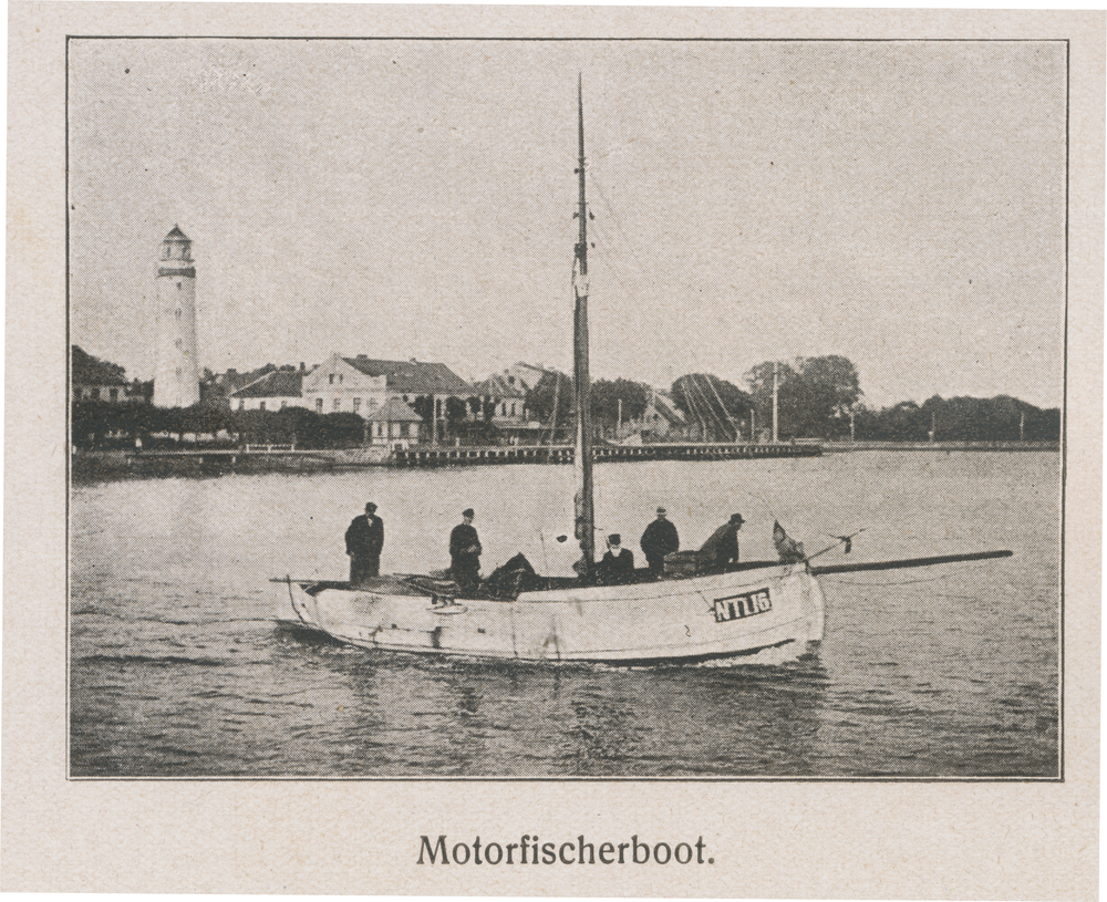 Fischhausen, Stadt, Motorfischerboot