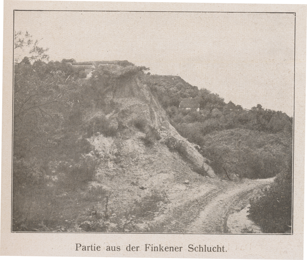 Finken Kr. Samland, ehemaliges Vorwerk, Partie aus der Finkener Schlucht