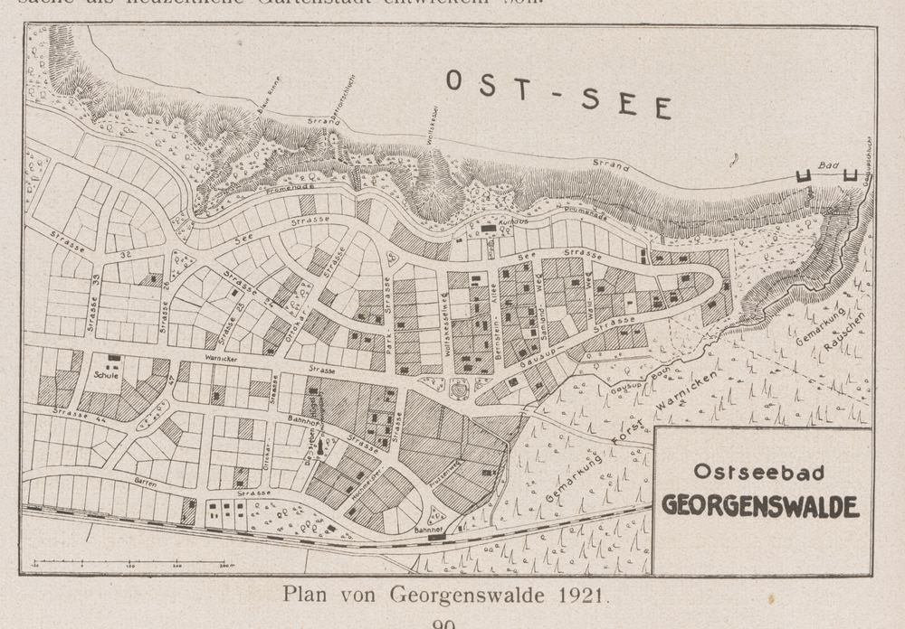 Georgenswalde, Plan von1921