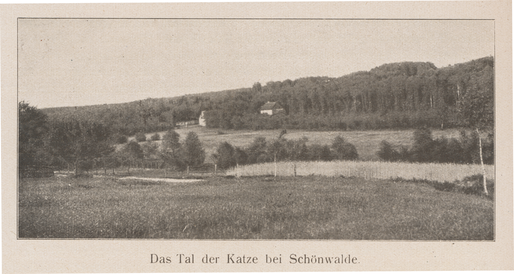 Schönwalde Kr. Samland, Ort, Das Tal der Katze