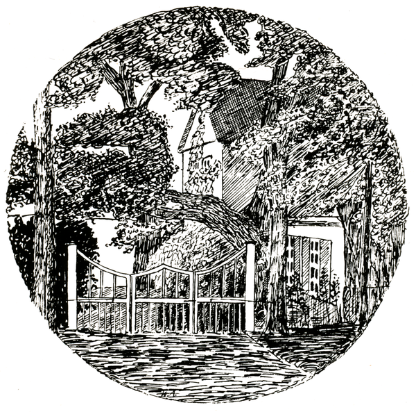 Tharau, Pfarrhaus, Zeichnung