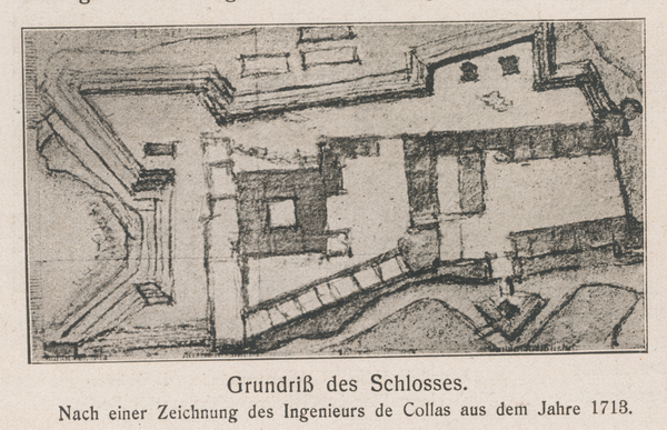 Fischhausen Schloß, Grundriss des Schlosses