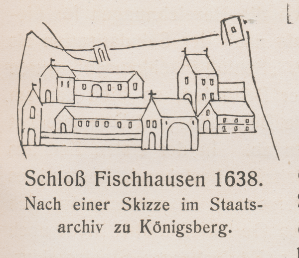 Fischhausen Schloß, Skizze