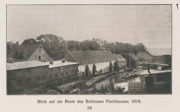 Fischhausen Schloß, Blick auf die Reste des Schlosses