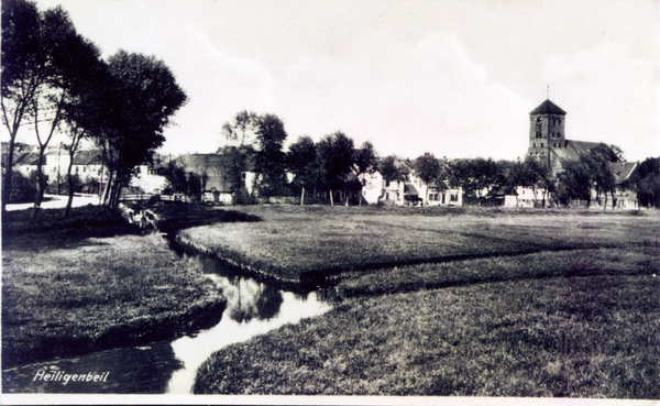 Heiligenbeil, Ortsansicht mit der Jarft