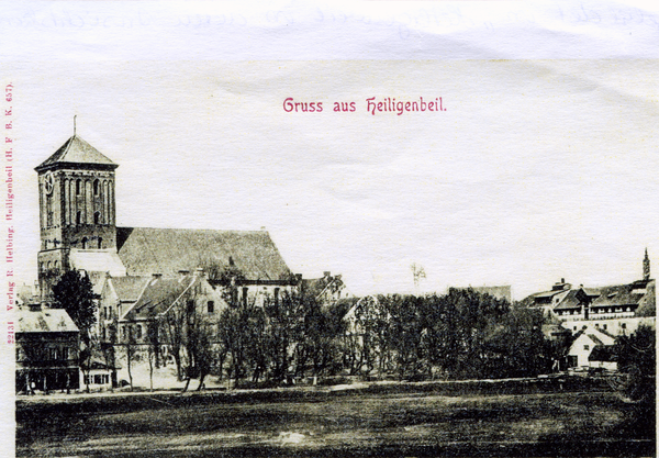 Heiligenbeil, Blick auf die ev. Kirche