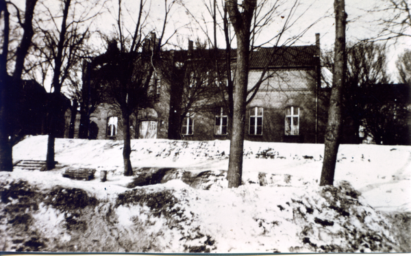 Heiligenbeil, Ev. Gemeindehaus, von der Jarft aus gesehen