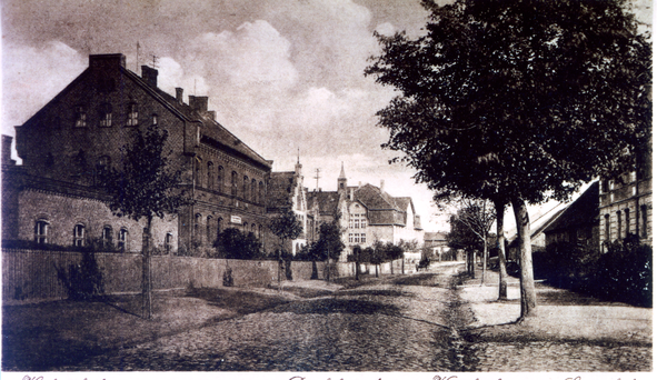 Heiligenbeil, Kreiskrankenhaus und Stadtschule