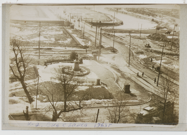 Königsberg (Pr.) (Калининград), Blick vom Schloß auf den Kaiser-Wilhelm-Platz