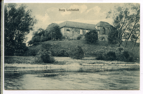 Lochstädt, Die Burg Lochstädt vom Frischen Haff