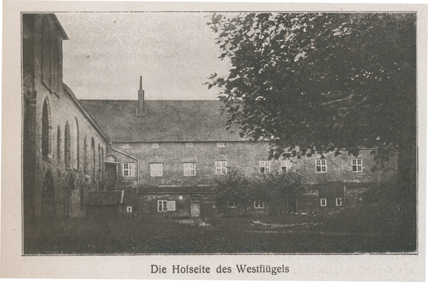 Lochstädt, Hofseite des Westflügels
