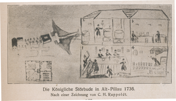 Alt Pillau, Die Königliche Störbude 1786