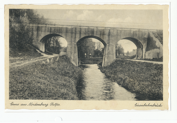 Nordenburg, Eisenbahnbrücke über die Aschwöne (Swine)