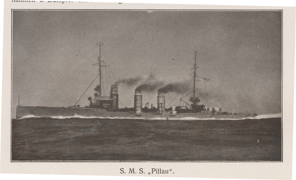 Pillau, Stadt, Kreuzer S.M.S "Pillau"