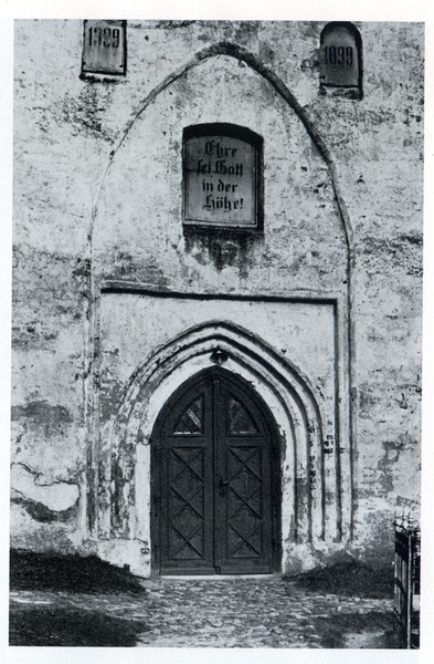 Bladiau, Ev. Kirche, Westportal