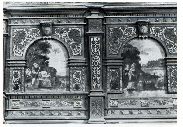 Bladiau, Ev. Kirche, Östliche Nordempore (von Eppingen-Empore), Szenen aus dem Alten Testament (1600-1650)