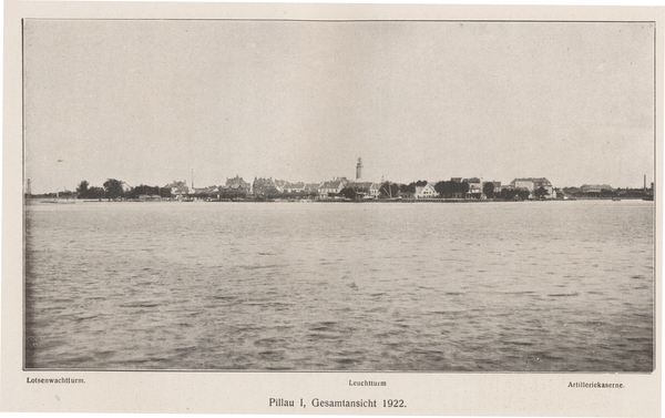 Pillau, Stadt, Ortsansicht