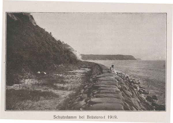 Brüsterort, Schutzdamm