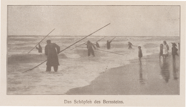 Frisches Haff,  Das Schöpfen des Bernsteines