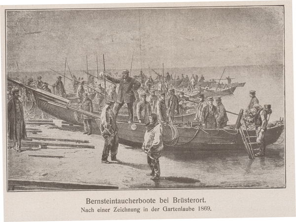 Brüsterort, Bernsteintaucherboote