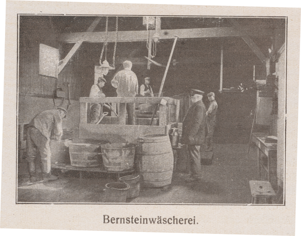 Kraxtepellen, Annaschacht, Bernsteinwäscherei