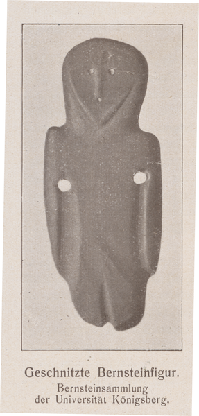Königsberg (Pr.), Bernsteinsammlung, geschnitzte Bernsteinfigur