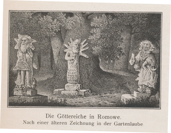 Schippenbeil, Sitz des heidnischen Oberpriestertum in Romowe, die Göttereiche