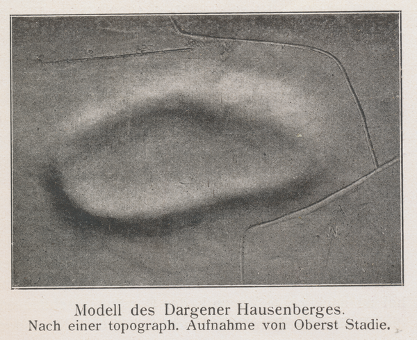 Dargen Kr. Samland, Modell des Dargener Hausenberges