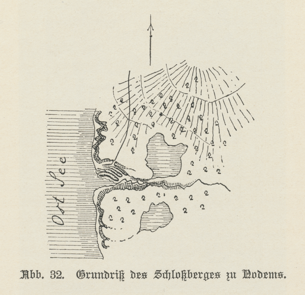 Nodems, Schlossberg, Grundriss