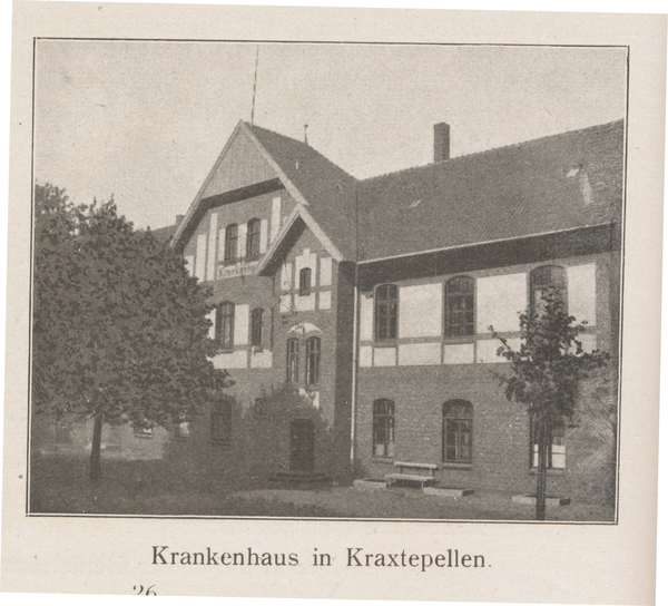 Kraxtepellen, Krankenhaus