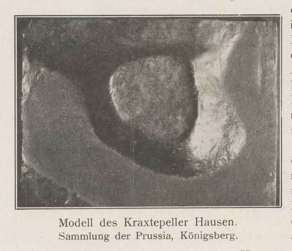 Kraxtepellen, Modell des Kraxtepeller Hausen