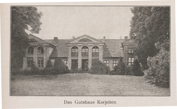 Corjeiten, Gutshaus