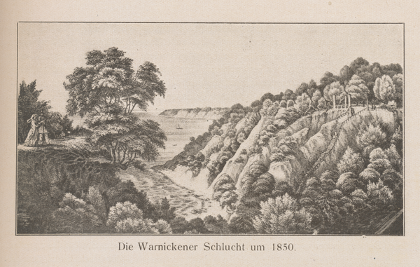 Warnicken, Die Warnickener Schlucht (Stich)