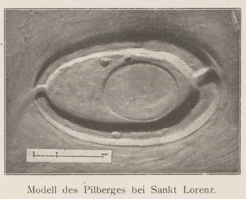 Pokirben, Modell des Pokirbener Pilberges