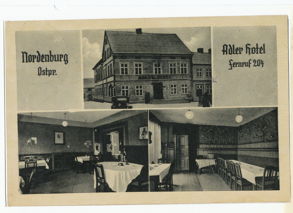 Nordenburg, Hotel Adler, Gasträume